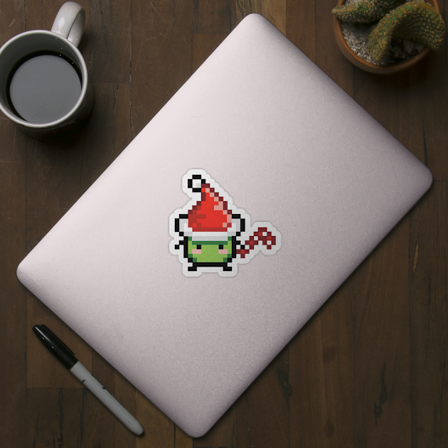 Green Christmas Junimo by TASCHE